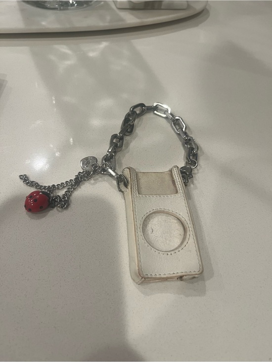 Juicy Couture Handbags - Juicy Couture White/Cream Mini Bag Charm Keychain